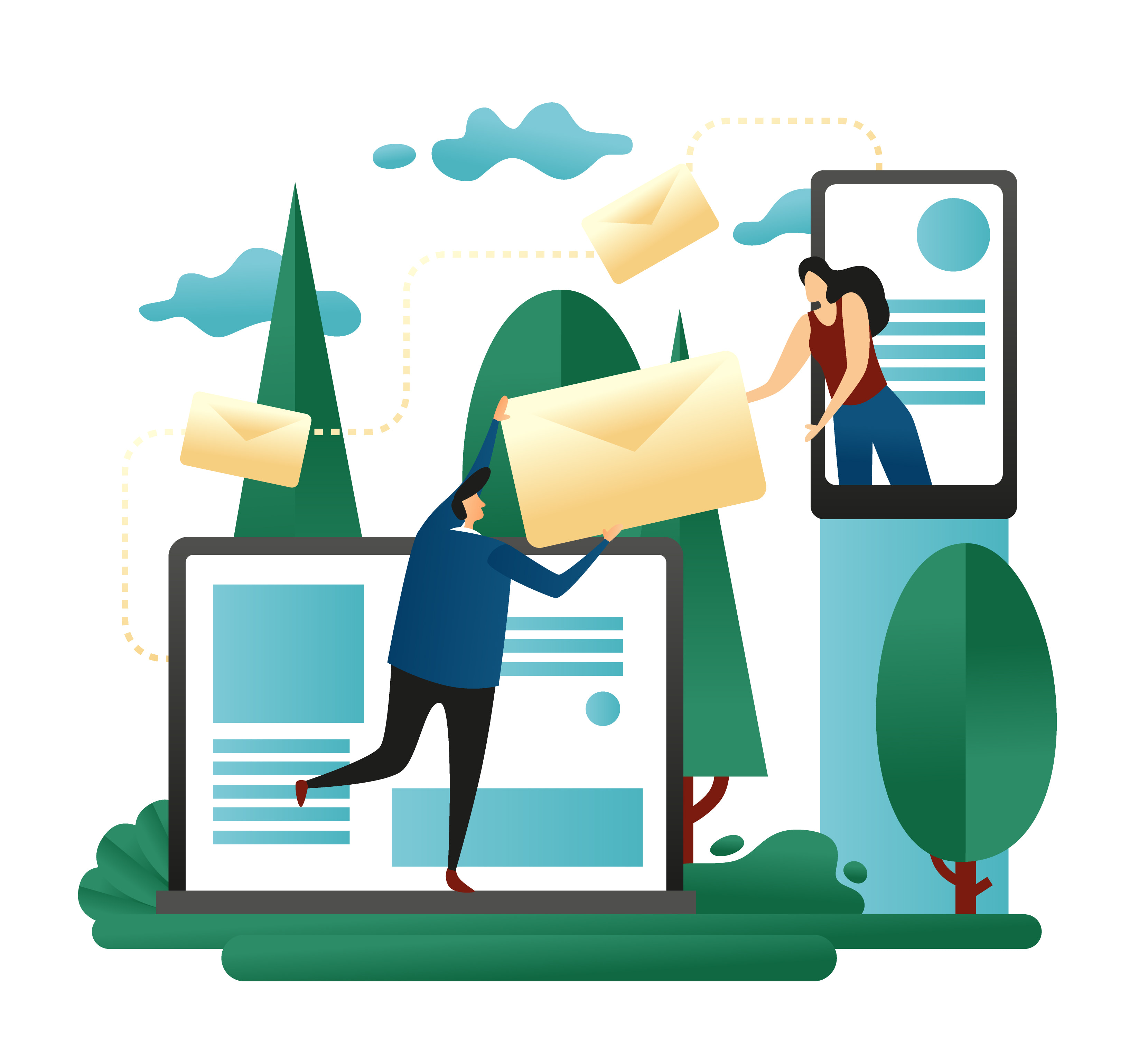 Content illustration